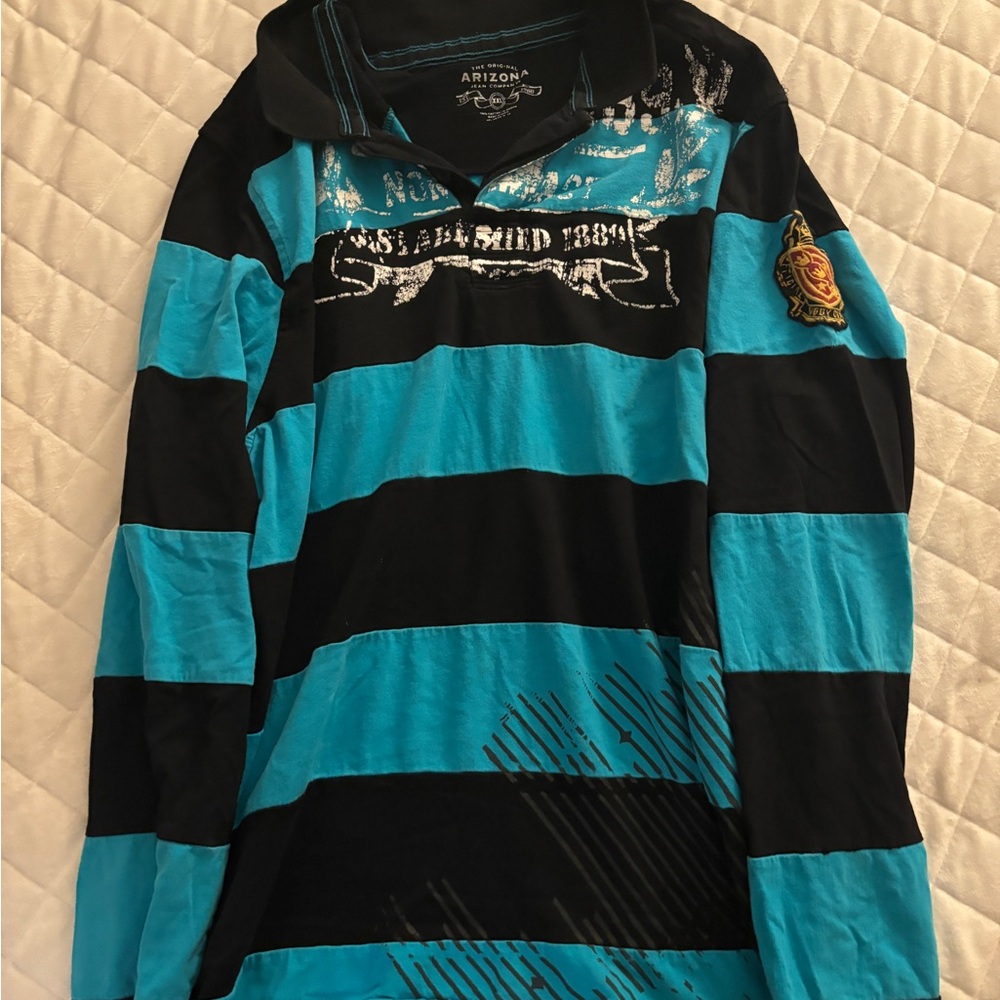 Arizona Love Black and Blue Long Sleeve Tee